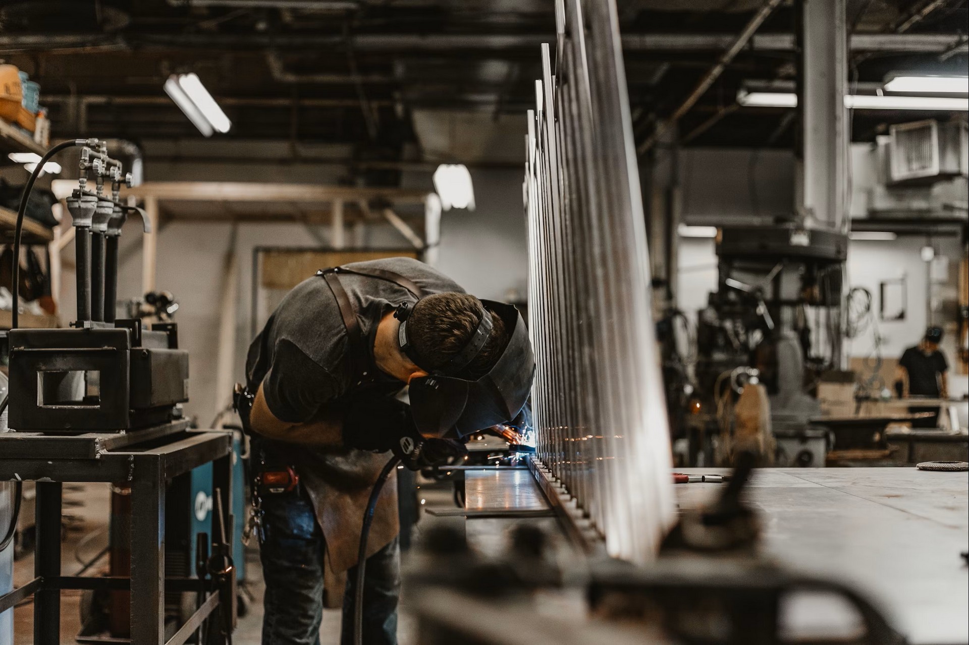 Soudeur DERICE au travail